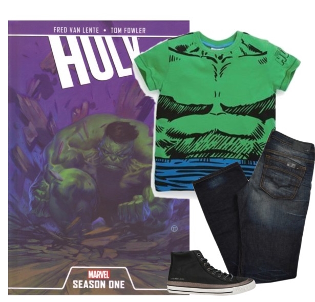 Pentru costumul de Hulk PC: colaj #diez