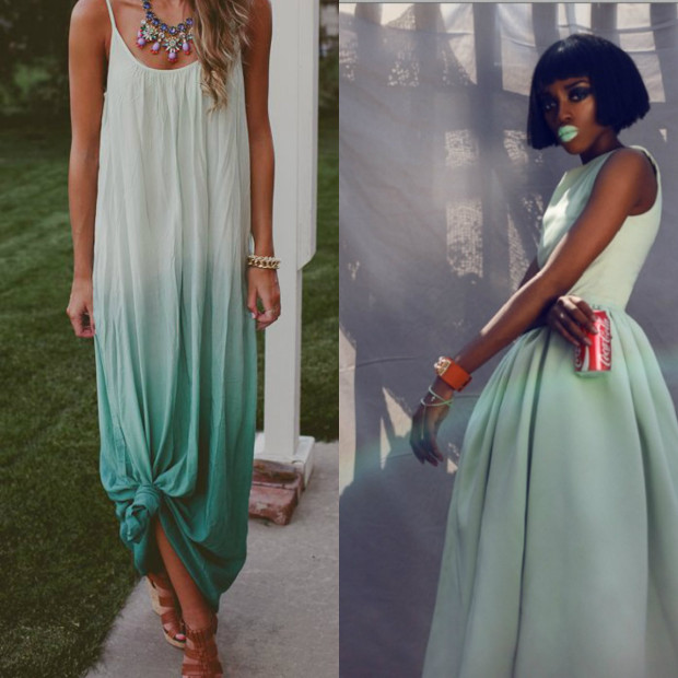 Rochie maxi PC: pinterest.com