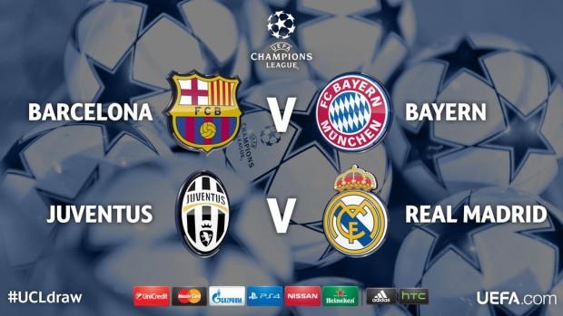 Meciurile din semifinalele Ligii Campionilor UEFA 2014/15. PC: @ChampionsLeague/Twitter