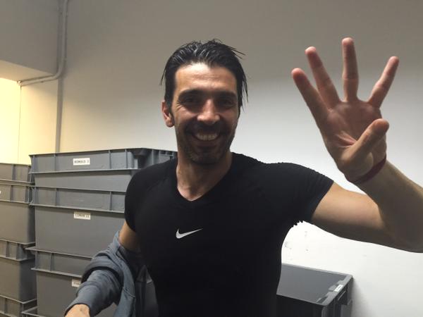 Portarul nr. 1 și căpitanul echipei - Gianluigi Buffon. PC: Twitter/@juventusfc