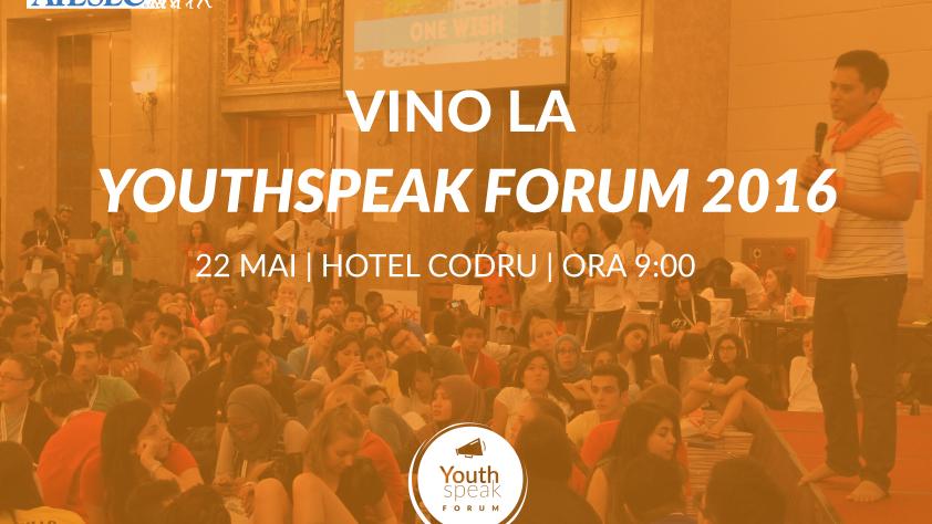 (video) 5 motive de ce s? participi la Forumul YouthSpeak Moldova 2016