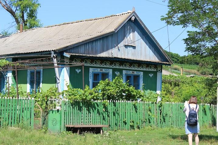 Casa construita de colonistii germani Marienfeld