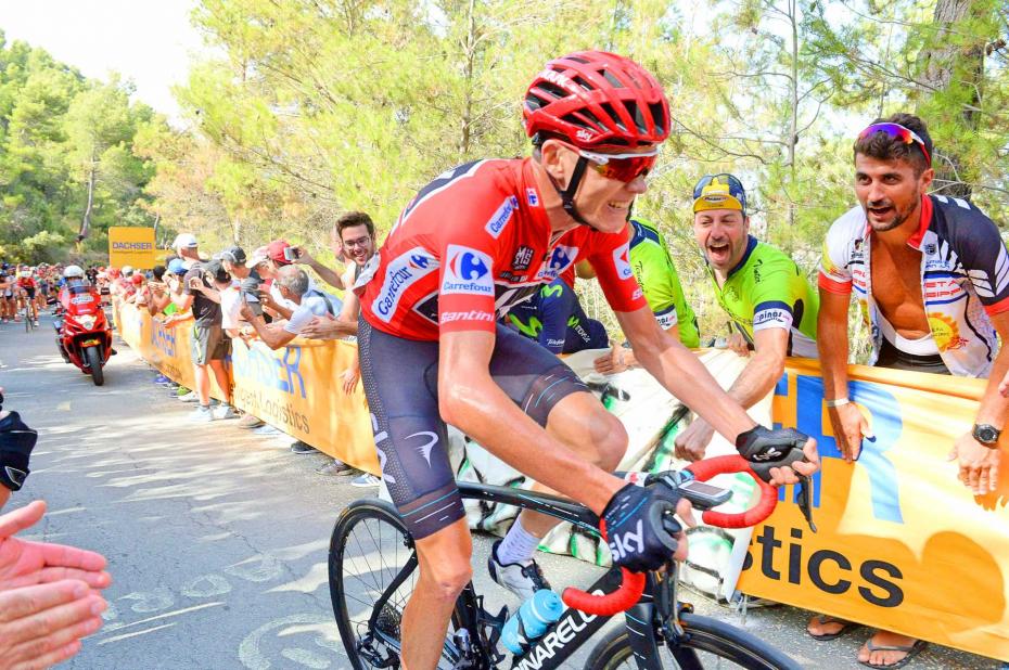 Chris-Froome-Vuelta-a-Espana-2017-Team-Sky-red-jersey-climb-threshold-pic-Sirotti