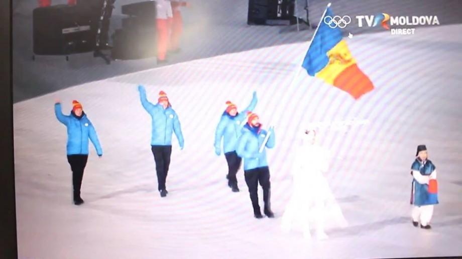 (Video) Cum s-au prezentat sportivii moldoveni la ceremonia de Deschidere a Jocurilor Olimpice de iarnă 2018