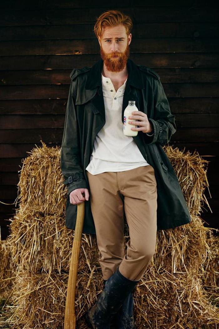 (Image: Adam Fussell/AMCK Models) - please note this image is a supplied image and to be used at your own risk - Supply fee - Media Wales This is Gwilym Pugh. Or, rather, this was Gwilym Pugh in 2007 before he radically changed his look and became a top model. Founding your own business at the age of 21 is impressive, but Cardiff -born Gwilym's CV is unbelievable. And so is the fact that he dropped from 20 stones to 13.5 stones to become a successful model who has graced the pages of GQ and Hunger magazine and has worked with David Beckham. The 33-year-old, who played basketball for Wales at under-16 level and operated a life insurance company from his spare bedroom, put on weight while working from home and was prevented from training due to his knee injury. But now, Gwilym is gaining fans across the world thanks to his ginger bearded-look and urban-chic versus stylish explorer, on Instagram. And this is what he looks like now.