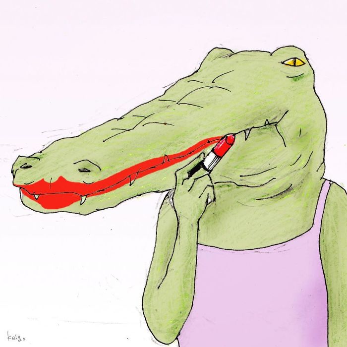 crocodile-life-animals-illustrations-keigo-japan-11-5b7a7cdcbba23__700