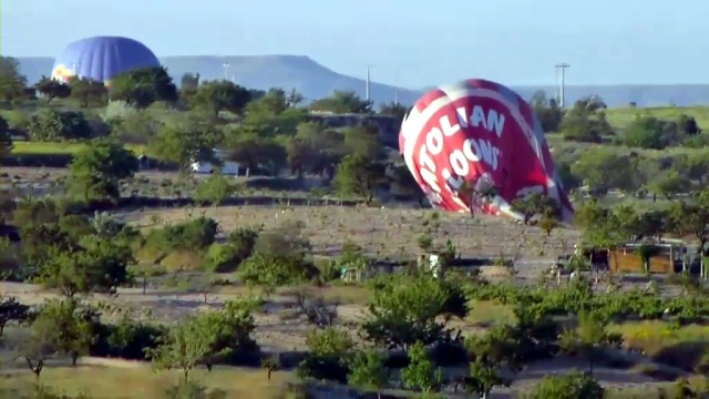 Un balon cu aer cald s-a prăbușit în Turcia