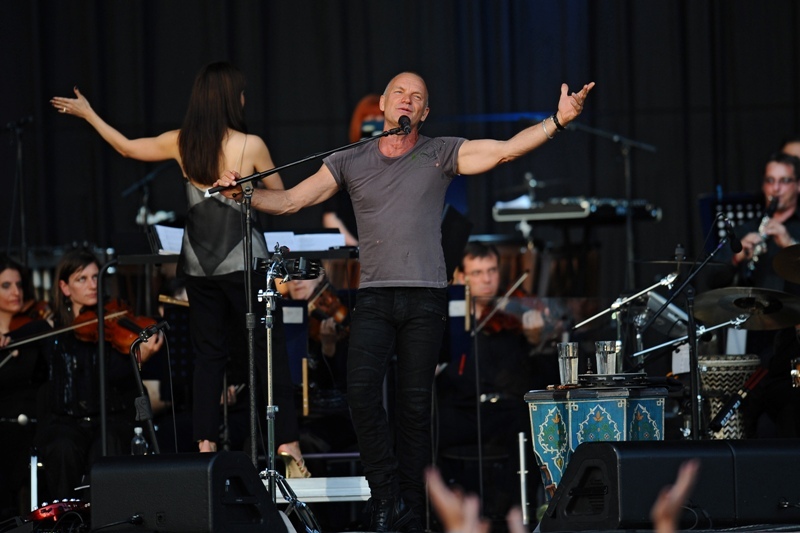 Sting susține ultimul concert din turneu la București