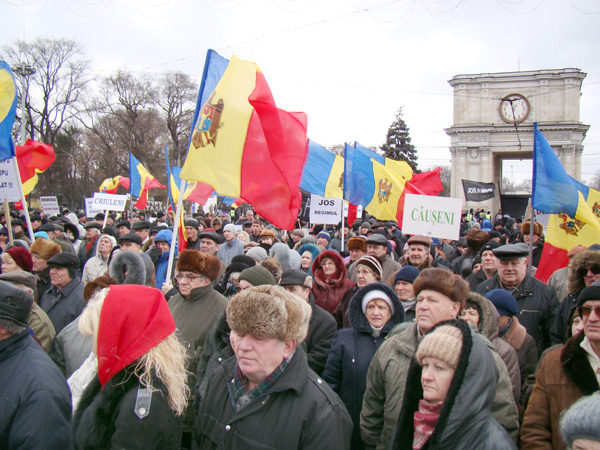 Circulația transportului sistată în centrul Capitalei din cauza manifestațiilor din PMAN