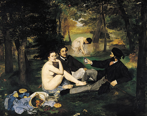 ”Prânzul pe iarbă” de Edouard Manet
