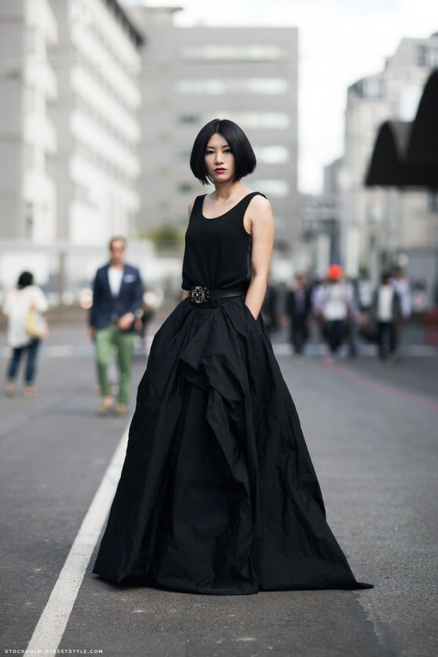 Rochie maxi PC: pinterest.com