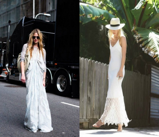 Rochie maxi PC: pinterest.com