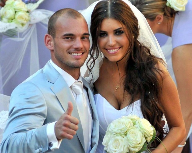  Yolanthe Sneijder-Cabau și Wesley Sneijder PC: aww.com.au