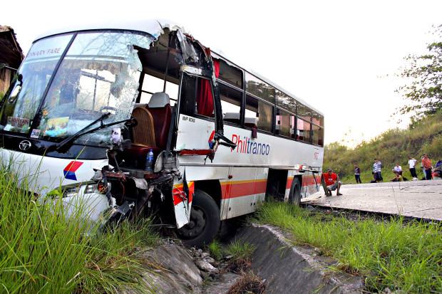 Bus accident in Agusan del Norte