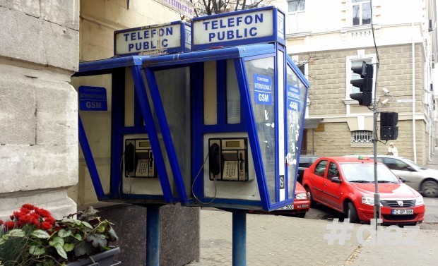 Telefon public depe str. Armenească