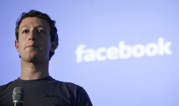 Mark Zuckerberg, CEO of Facebook, makes