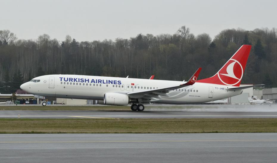 March 27, 2013: Turkish Airlines 737 flyaway at Boeing Field Int