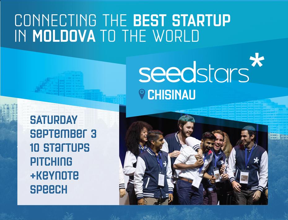 Ești așteptat sâmbătă la Seedstars Chișinău pentru a afla care este cel mai bun startup din Moldova