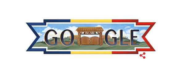 Google România și-a schimbat logoul pentru a marca Ziua Națională a României