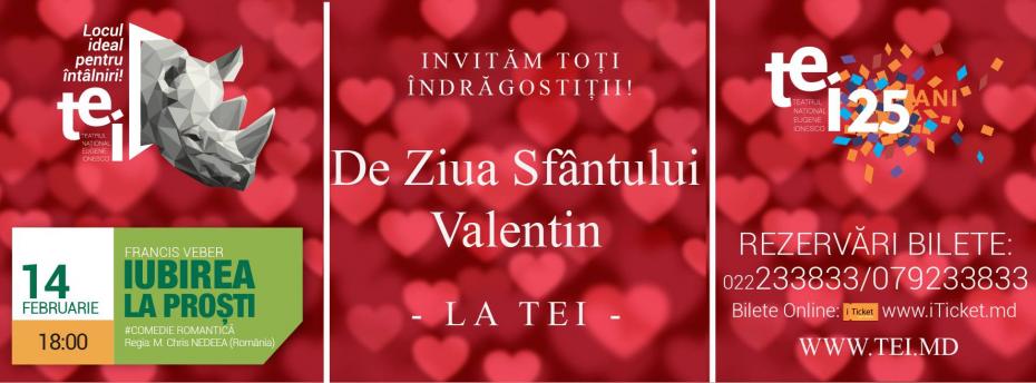 (foto) De Valentine’s Day mergem la spectacol! Vei avea aparte de o seară deosebită la „Eugene Ionesco”