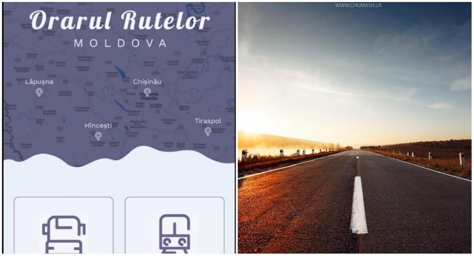 Aplicația mobilă gratuită cu orarul trenurilor și rutelor interurbane din Moldova