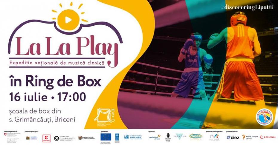 La La Play în Ring de Box. Ascultă muzică clasică și promovează educația prin excelența tinerilor sportivi