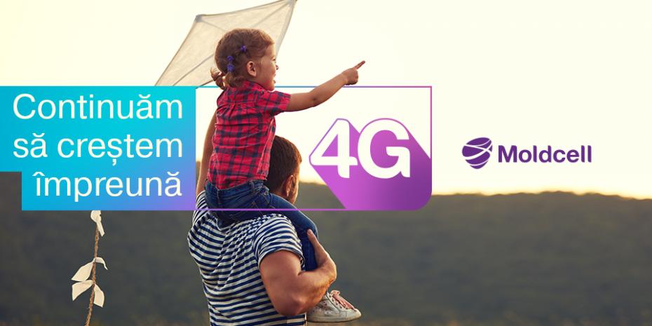 (video) Acoperirea 4G Moldcell se extinde continuu și a atins cifra de 74.7%