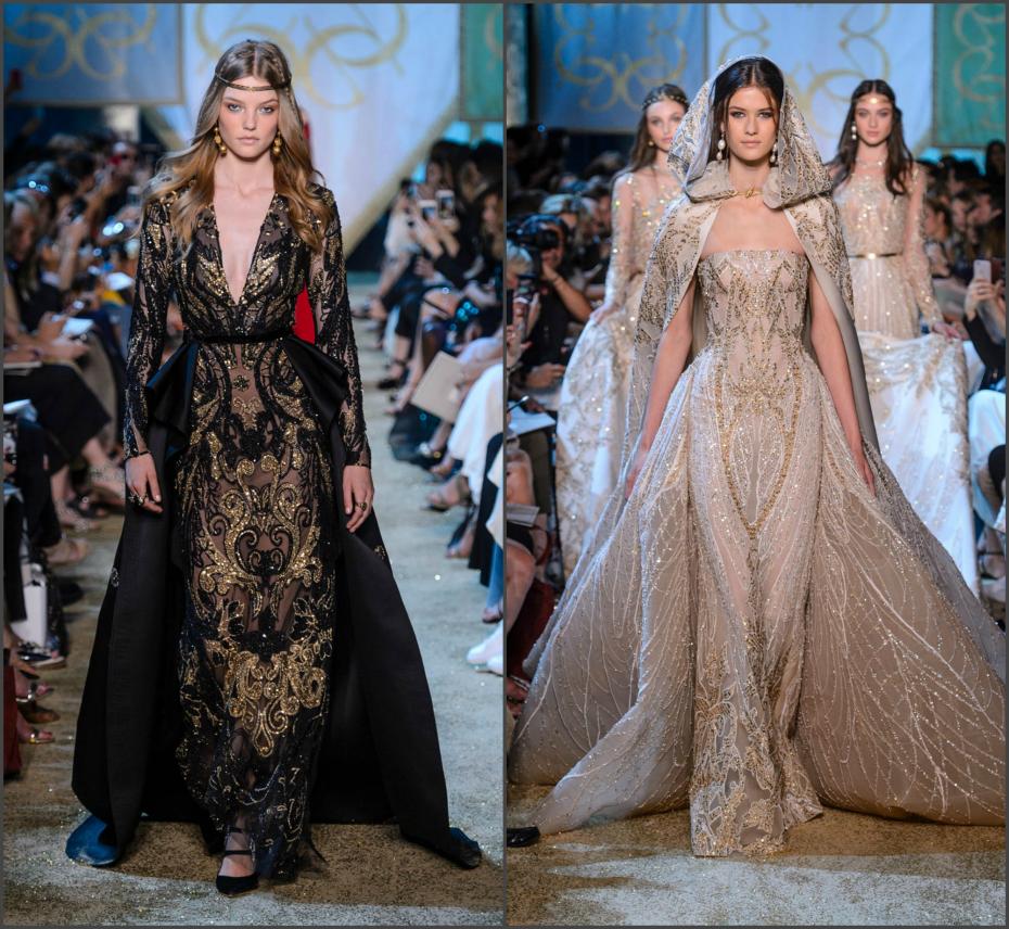 (foto) Elie Saab și-a prezentat noua colecție care pare a fi inspirată din renumitul serial Game of Thrones