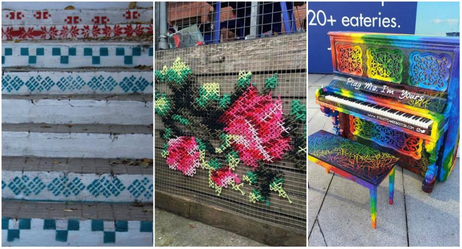 (foto) Coșuri pentru mucuri de țigară sau Broderii de Chișinău. „Orașul Meu” vine cu cinci idei noi pentru a face Capitala mai colorată