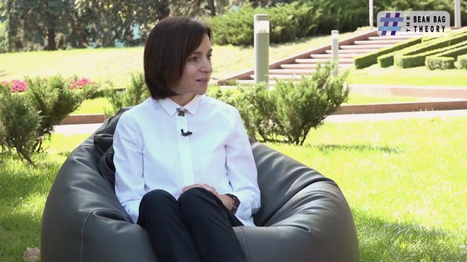 (video) The Bean Bag Theory. Maia Sandu: „Căsătoria nu este rezolvarea unei probleme. În așa caz, e doar o rețetă spre eșec.”