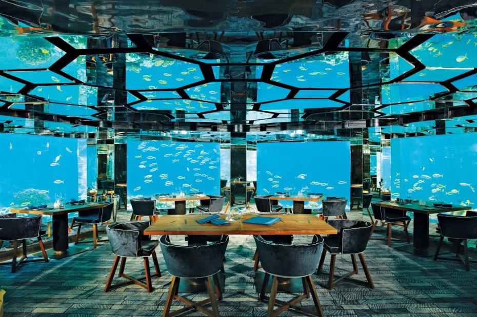 HuffPost cites Ithaa Undersea Restaurant Conrad Maldives Rangali and Sea at Anantara Kihavah Villas 2