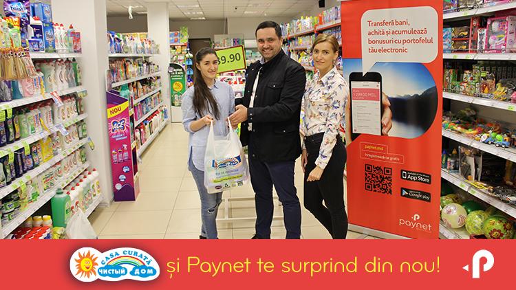 (foto) Cu „Paynet” cumpărăturile devin mult mai plăcute! Clienții fideli sunt răsplătiți cu multe cadouri