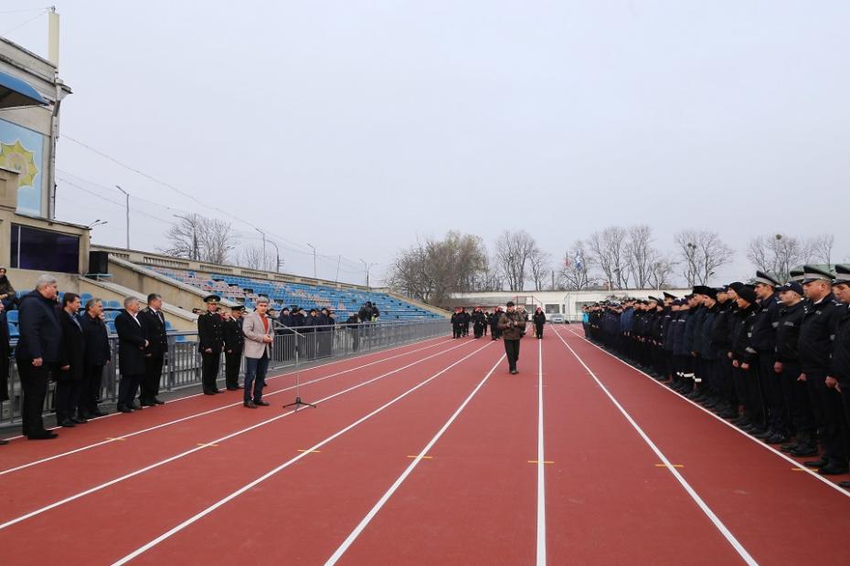 (foto) Clubul „Dinamo” al MAI, are o nouă pistă de atletism. Cum arată aceasta