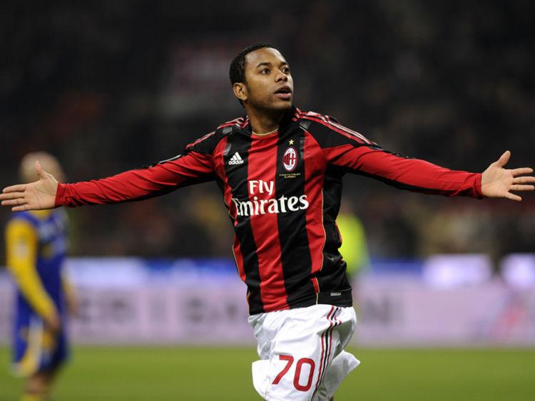 AC Milan’s Brazilian forward Robinho cel