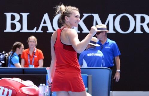 TENIS:SIMONA HALEP-LAUREN DAVIS, AUSTRALIAN OPEN (21.01.2018)