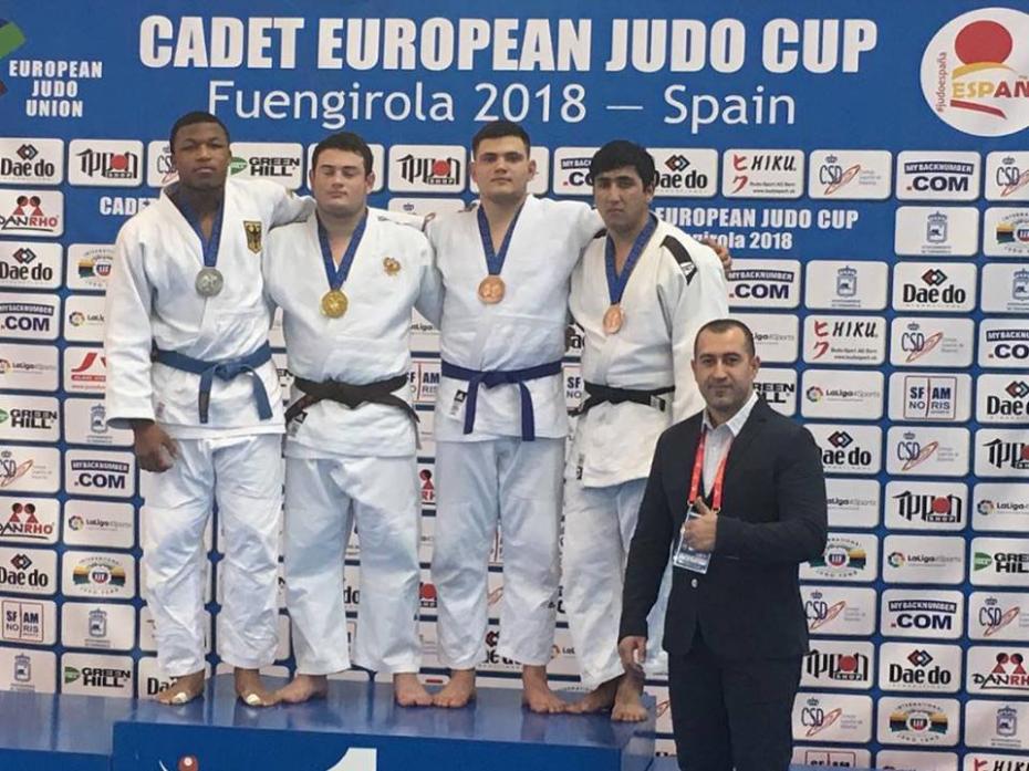 Judocanul din Moldova, Alin Bagrin, a cucerit bronzul la Cupa Europei printre cadeți