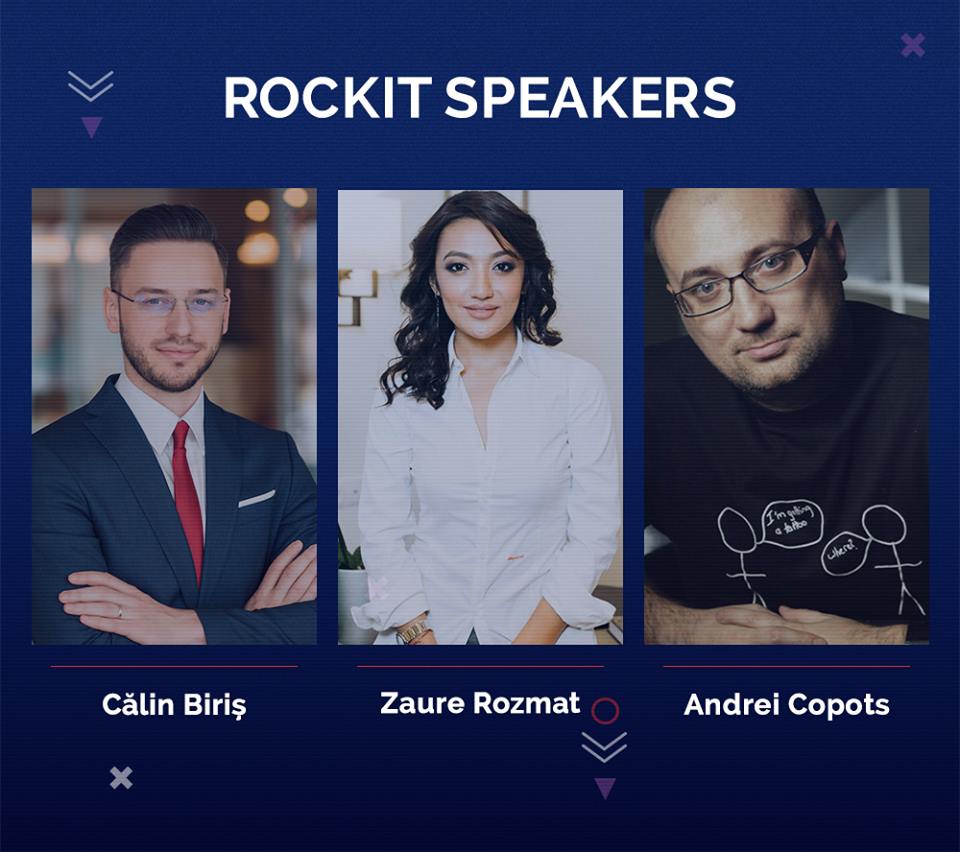 Rockit Moldova și-a anunțat speakerii. Cine va conduce conferințele la fiecare dintre cele 4 domenii