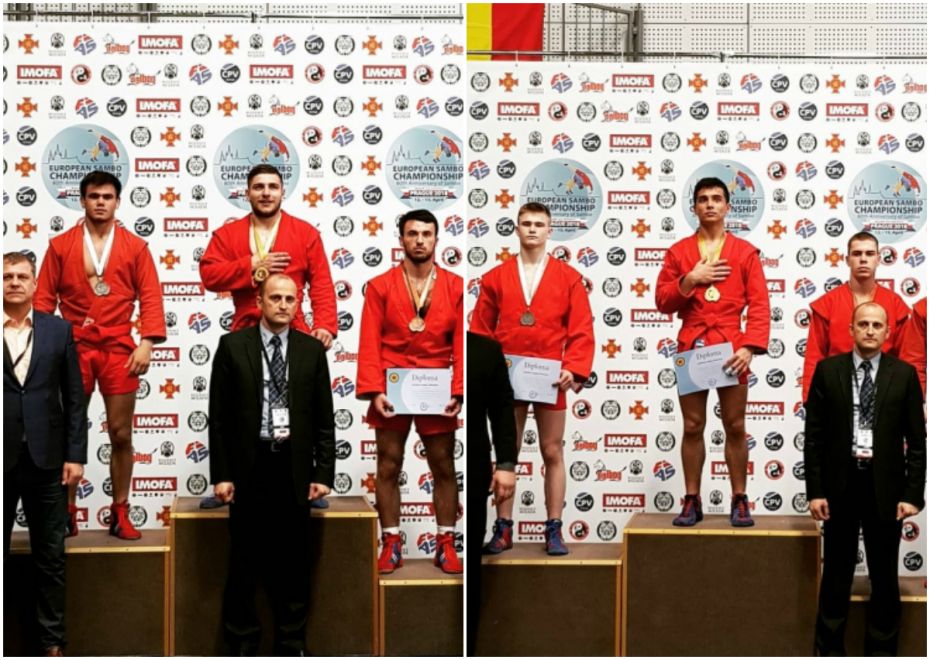 Performanțe pentru sportivii din Moldova. Au obținut mai multe medalii la Campionatul European de sambo pentru tineret și juniori