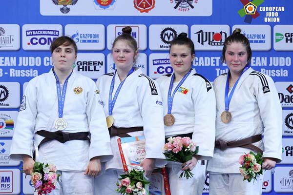 O tânără din Moldova a câștigat medalia de bronz la Cupa Europei printre cadeți la judo