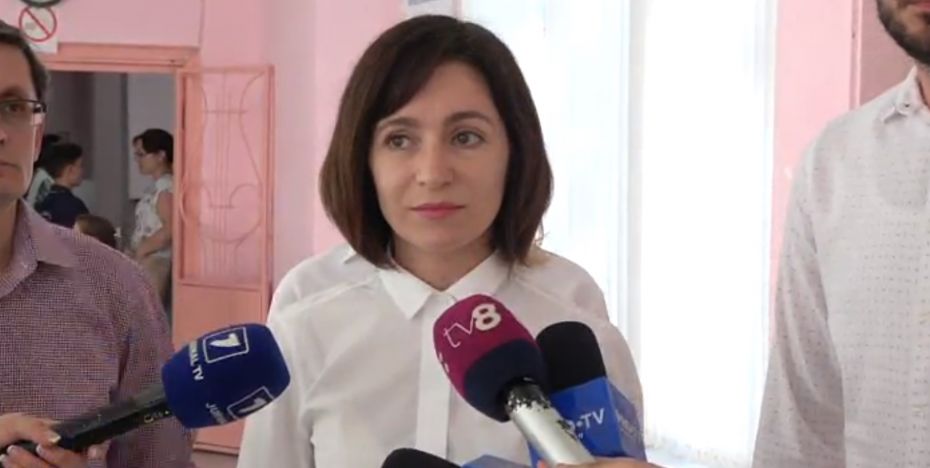 (video) Maia Sandu și-a exprimat dreptul la vot. „Am votat pentru un primar care să administreze corect și eficient resursele municipiului Chișinău”