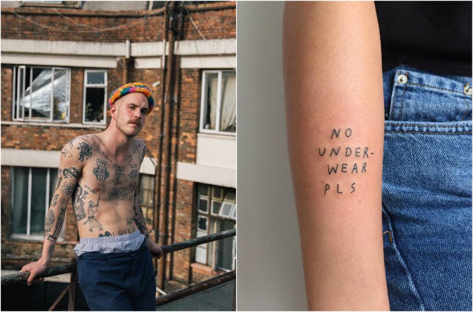 (foto) My Words, His Body. Un tattoo artist din Londra tatuează pe corpurile clienților săi ceea ce își dorește el, fără ca aceștia să știe ce