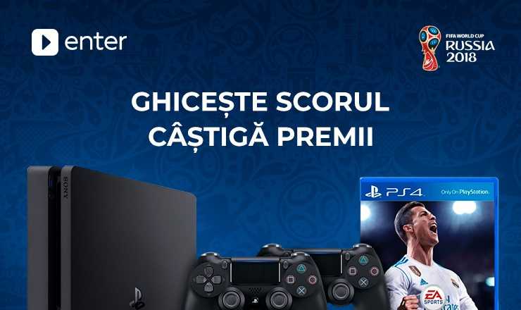 Mereu ghicești scorul, nu? Prognozează corect și câștigă un Sony PlayStation 4 Slim!