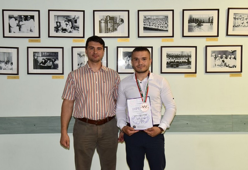 Un student de la Universitatea de Medicină și Farmacie din Moldova a devenit vicecampion european la armwrestling