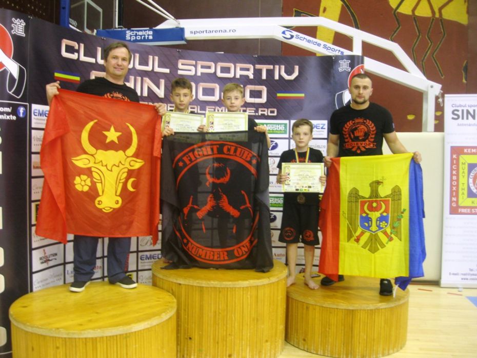 Trei medalii pentru sportivii moldoveni la Cupa Colosseum Tournament Shin Dojo – versiunea KEMPO K1 – 2018