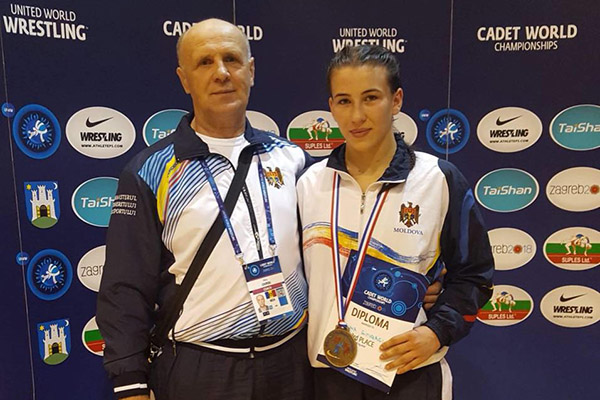 Irina Ringaci a câștigat medalia de bronz la Campionatul Mondial de lupte printre cadeți