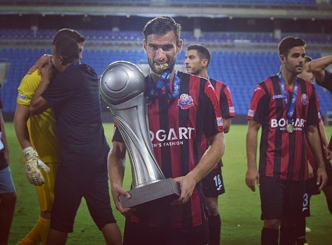 (foto) Radu Gânsari a cucerit SuperCupa Israelului. Fotbalistul moldovean a intrat pe teren în a doua repriză