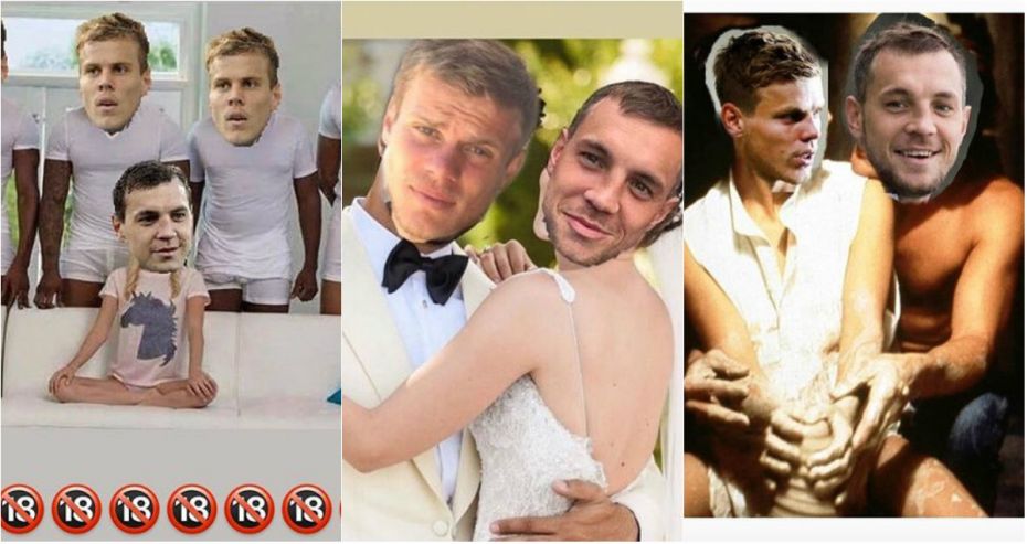 collage dzyuba kokorin