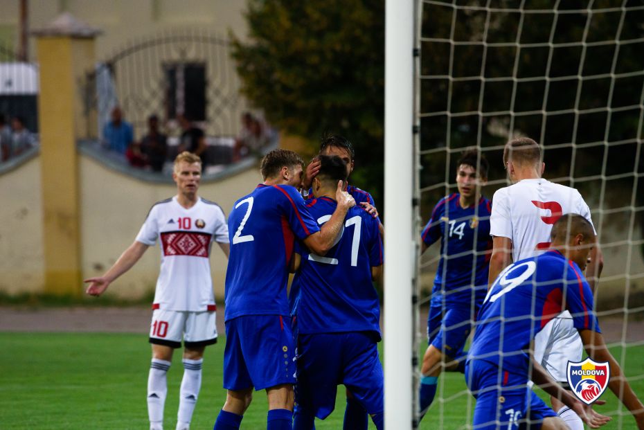 (foto, video) Selecționata de tineret a Moldovei a remizat, scor 2-2, împotriva Belarusului în cadrul Campionatului European 2019