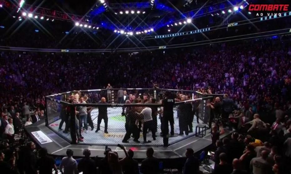 McGregor, învins de rusul Khabib Nurmagomedov. Lupta s-a terminat după patru runde