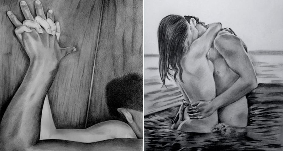 20 Mind-Blowing Pencil Drawings By Greek Artist That Illustrate The Beauty Of Love